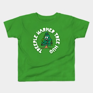 Tree Hugging Tree Kids T-Shirt